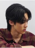 韓国センターパート襟足あり黒髪