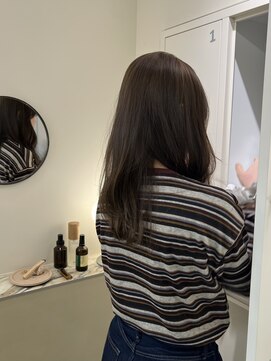 20代30台40代　オリーブベージュ/赤み消しカラー/透明感カラー