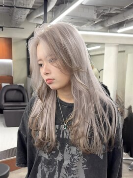 ニコ トウキョウ 渋谷(nico TOKYO) ダブルカラーホワイトシルバーハイトーン韓国レイヤー