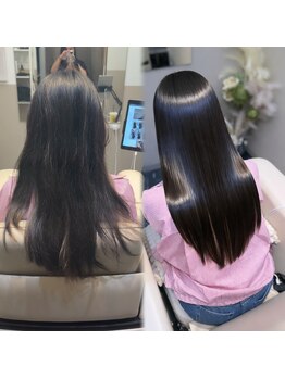 シア(Sia.)の写真/うねり・広がりを「魅せる艶髪」へ。毎朝のアイロン卒業!不自然さゼロの柔らかい「自然なストレート」