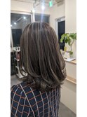 白髪にお悩みの大人女性に♪白髪ぼかしハイライト☆