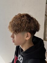 ジレス(Jiles)&nbsp;【ツイストスパイラル】【ブラウンカラー】【ハイライト】