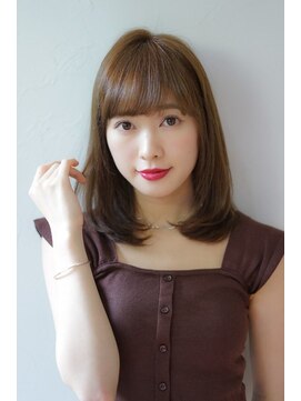 フラット 中山店(flat) 似合わせカット/アースカラー/くびれヘア/地毛風カラー[中山駅]
