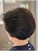 白髪染め　ノンジアミン　ショートカット　ミセス