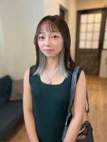 ヘアーアンドリラックス アミエ(hair&relax amie) 【淡く透ける♪】ペールブルー