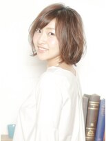 【terrace 銀座】　大人のゆるふわ☆ひし形ボブ