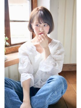 ネオリーブアイム 横浜西口店(Neolive aim) 耳かけふんわりシルエットで小顔ショートボブ♪