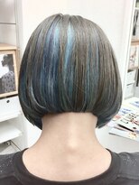 ミッテル(mittell)&nbsp;ボブのブルーのインナーカラー【mittell】