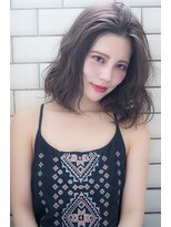 ヘアーワークス ヘルム 渋谷店(HAIR WORKS HELM)&nbsp;[HELM渋谷]無造作ミディアム外国人風