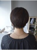 シンプルなショート
