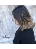 [+1unluke]海外セレブ風×balayage×cashmere Gray
