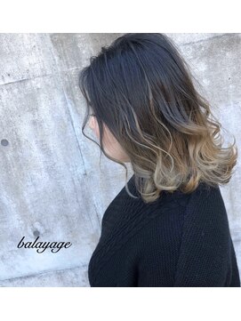 アンルーク ヘア(+1 unluke hair) [+1unluke]海外セレブ風×balayage×cashmere Gray