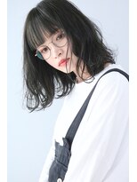 オーイット(ooit)&nbsp;＊暗髪オリーブカラー×リラックスウェーブヘア＊