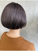 透明感抜群 パープル前下がりボブ TiTi / 福田莉野