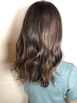 フロート 小阪店(float)&nbsp;アッシュグレー_マロンベージュ Aラインボブ かきあげ