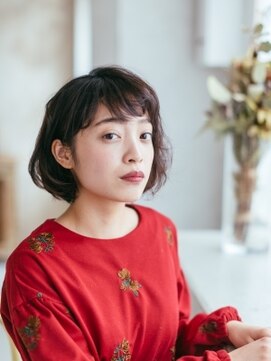 ディバイン ティエドゥール お花茶屋(divine tiedeur) 無造作カールボブ