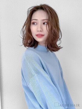 オーブ ヘアー ライト 明石店(AUBE HAIR light) 20代・30代_面長解消ロブ