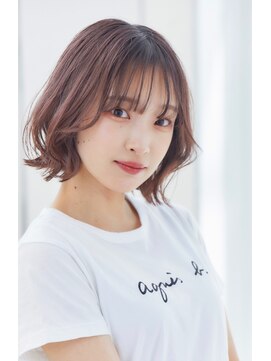 ミチオ ノザワ ヘアサロン ギンザ(Michio Nozawa HAIR SALON Ginza) サイドバング/シースルーバング/ベイビーピンク/ボブウルフ☆