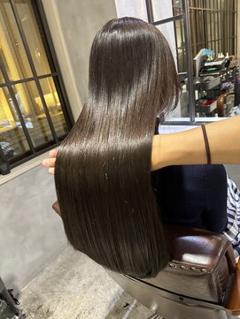 リベルテ(LIBERTE) リベルテ銀座　ナチュラルカーキーブラウン×髪質改善