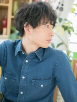 カバーヘア ブリス 戸田公園西口店(COVER HAIR bliss) くせ毛風春パーマダークアッシュマッシュm戸田公園20代30代40代