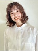 【Un ami】ふんわりカールのボブパーマ　大楽