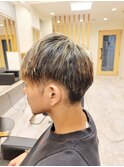 ハイライト×ショートマッシュ