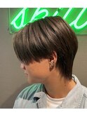 センターパート/ニュアンスパーマ/メンズ縮毛矯正/パーマ落とし
