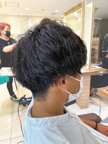 アッシュ 中山店(Ash)&nbsp;波巻きパーマスタイルの1カ月後