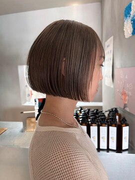 ハウ 心斎橋(how) ミニボブ/ショート/ショートヘア/前下がりボブ/ぱつっとボブ