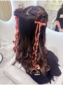 くま耳ヘア/梅田ヘアセット