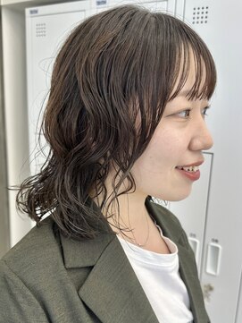 ビューナゴヤ 名駅(VIEW NAGOYA) 切りっぱなしボブ/ブルーブラック/ミニボブ/似合わせカット