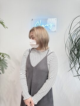 グランツ(GLANZ) 外ハネボブミルクティグレージュ