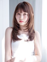 アルバム 池袋(ALBUM)&nbsp;レイヤーカットレイヤーロングオリーブベージュ_F60142