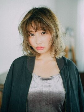 アゲート(Agate) 【錦糸町美容院Agate】ハイトーンベージュふわふわ春パーマ