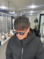 キング 楠葉店(K!ng)&nbsp;波巻きツイストスパイラルパーマ/フェザーパーマ/眉毛/メンズ