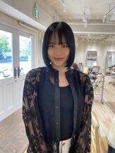 カナージュ(Canage) ぱつっとボブ×暗髪