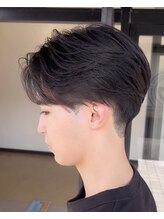 ルドバイシャルム 小山(Ld. by charme) 刈り上げ毛流れセンターパート