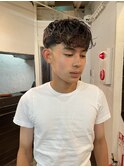 サーフカール/スパイキーショート/ブルーブラック/心斎橋