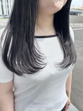 タブーオー(TABOO.O) レイヤーカット×透明感グレーカラー