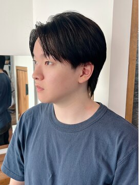 ミミ ブランシェ(Mimi Branche) メンズカット/メンズカジュアル/センターパート