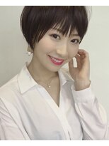 ビューブルー 亀戸錦糸町(VIEW BLUE)&nbsp;黒髪オリーブグレー小顔ココアベージュショートボブ