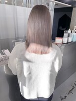 キング 心斎橋店(K!ng) ハイライトカラーミルクティーベージュレイヤーカット