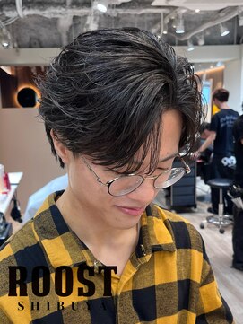 ルースト 渋谷店(ROOST) MEN’S HAIR/曲がる縮毛矯正/フェザーパーマ/渋谷