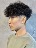 スペインカール外国人風パーマメンズパーマメンズマッシュ高崎