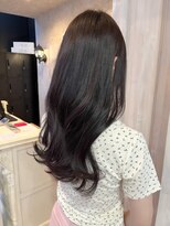 キャアリー(Caary)&nbsp;福山人気ダメージレスピンクラベンダー艶髪ゆる巻きロングヘア