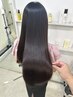 【新規様】美髪縮毛矯正+髪質改善エステ+カット ¥24,200