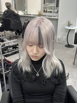 シェイロ(Cielro)&nbsp;ホワイトカラー×ブラック/エンドカラー/ポイントカラー/黒染め