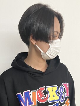 モリオフロムロンドン 松戸店(Morio from London) 【メンズ 松戸 岩口】刈り上げセンターパートハンサムショート