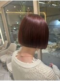 【miki】bob ×抜け感pink brown