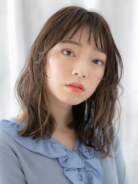 ドクターズサロン LAB 小山店 アースカラーぱっつん前髪レイヤーカットt小山10代20代30代